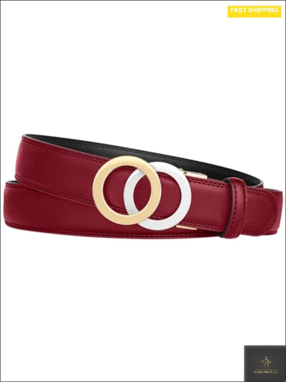Premium Leather Ratchet Belt for Women - Micro Adjustable Custom Fit 1.20 Inch